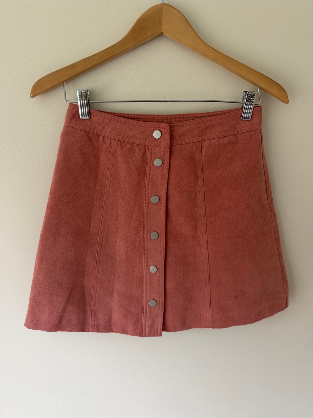 H&M Snap-Front Mini Skirt